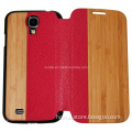 PU Leather Bamboo Wooden Case Samsung S4
